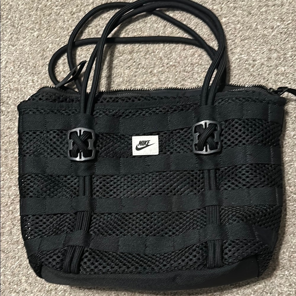 Nike Black Mesh Tote Bag